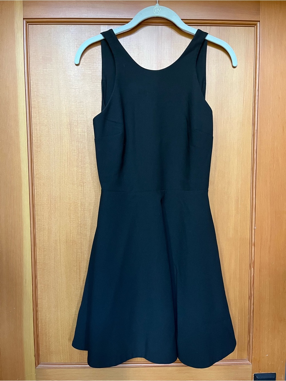 Elizabeth James Black Sleeveless Fit & Flare Tie-back Mini Dress